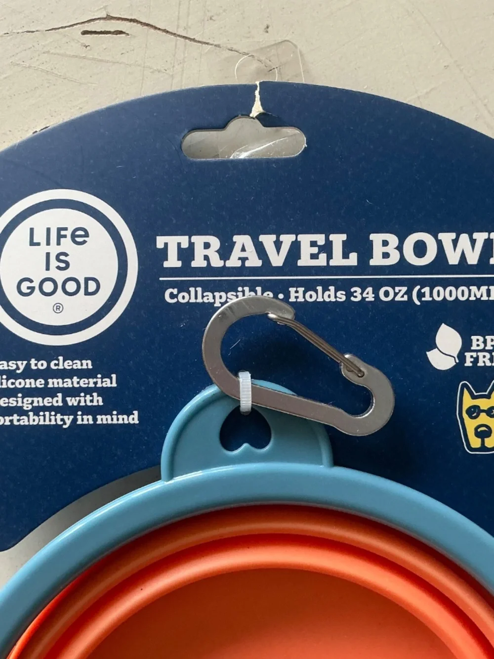 NWT Life is Good Travel Bowl & Arcadia Trail Paw Cleaner & Brush